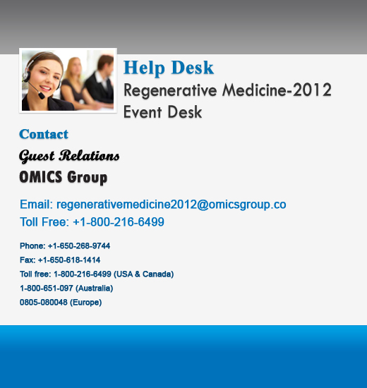 Help Desk Regenerative Medicine 2012